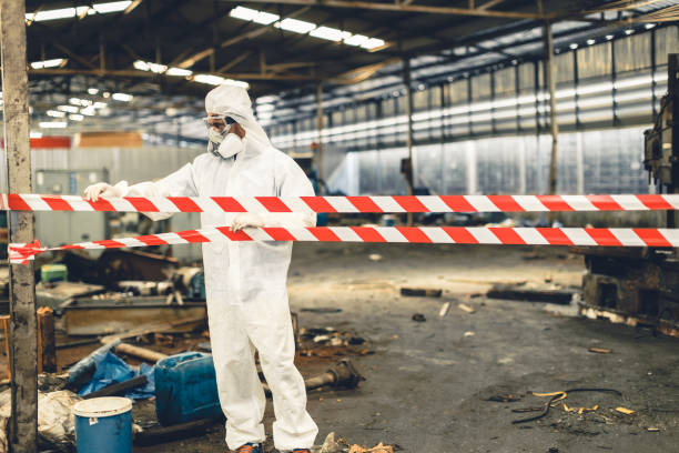 Professional Hoarding Cleanup technician working in Bellvue, CO
